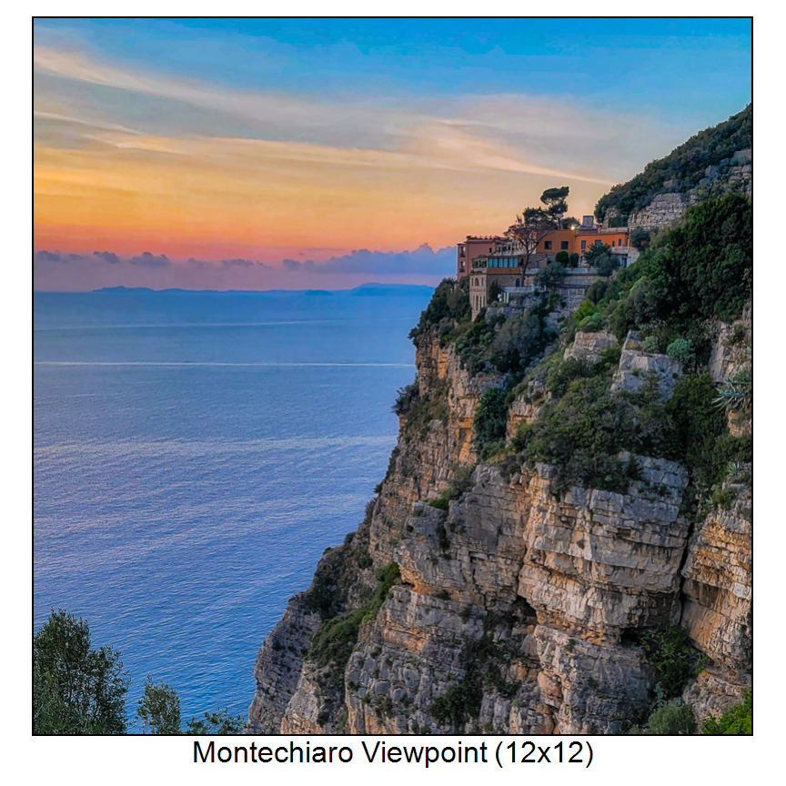 Montechiaro Viewpoint (12x12) by Sam Dobrow